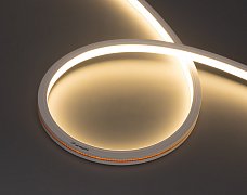 Лента герметичная MOONLIGHT-PRO-TOP-X320-13x12mm 48V Warm3000 (9.6 W/m, IP67, 30m, wire x2) (Arlight, Вывод боковой, 7 лет)