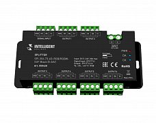 INTELLIGENT ARLIGHT Сплиттер SPI-306-73-6G-RGB/RGBW-SUF Black (5-24V) (IARL, IP20 Металл, 5 лет)