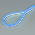 Образец Гибкий неон ARL-CF2835-Classic-220V Blue (26x15mm)-1m (arlight, -)