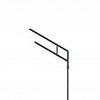 Кронштейн OXOR-SG2-1300x76-L1500 BLACK (Arlight, Сталь)