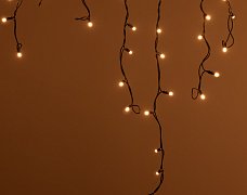 Светодиодная гирлянда ARD-EDGE-CLASSIC-2400x600-BLACK-88LED-MILK-STD Warm (230V, 6W) (Ardecoled, IP65, 1 год)