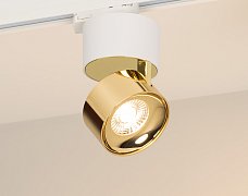 Светильник SP-PLURIO-TRACK-4TR-R77-9W Warm3000 (WH-BRS, 36 deg, 230V) (Arlight, IP20 Металл, 3 года)