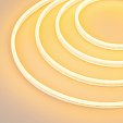 Образец Гибкий неон GALAXY-1206-5000CFS-2835-100 12V Yellow 0.5M (12x6mm, 12W, IP67) (Arlight, 12 Вт/м, IP67)