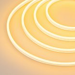 Образец Гибкий неон GALAXY-1206-5000CFS-2835-100 12V Yellow 0.5M (12x6mm, 12W, IP67) (Arlight, 12 Вт/м, IP67)