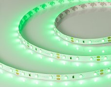 Светодиодная лента RT-A60-8mm 12V Green (4.8 W/m, IP20, 2835, 5m) (Arlight, Открытый)
