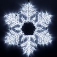 Фигура светодиодная ARD-SNOWFLAKE-M10-1000x900-504LED White (230V, 31W) (Ardecoled, IP65, 1 год)