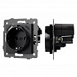Механизм розетки с USB зарядкой SCT-MUAC-PL-BK-V (250V, 16A) (Arlight, -)