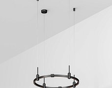 Основание ART-APRIORI-ROUND-HANG-R600 (BK) (Arlight, IP20 Металл, 3 года)