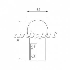 Образец Гибкий неон ARL-CF2835-Mini-24V Green (16x8mm)-0.9m (arlight, -)