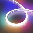 Лента герметичная DMX MOONLIGHT-TOP-B84-16x15mm 24V RGB-PX7 360deg (18 W/m, IP67, 5m, wire x2) (Arlight, Вывод прямой, 3 года)