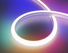 Лента герметичная DMX MOONLIGHT-TOP-B84-16x15mm 24V RGB-PX7 360deg (18 W/m, IP67, 5m, wire x2) (Arlight, Вывод прямой, 3 года)