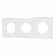 Рамка стеклянная FRM-GLARE-GC-3-WH (Arlight, -)