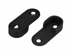 Держатель настенный WARDROBE-1530 BLACK (Arlight, Металл)