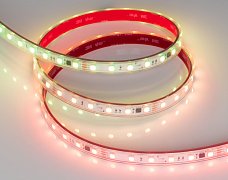 Светодиодная лента герметичная SPI-PS-B60-12mm 24V RGB-PX6-BPT (12 W/m, IP67, 5060, 5m) (Arlight, бегущий огонь)