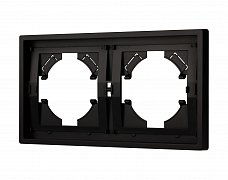 Рамка пластиковая FRM-TENDO-PL-2-BK (Arlight, Черный)