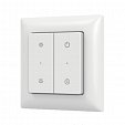 INTELLIGENT ARLIGHT Кнопочная панель SMART-RF-801-22-MULTI белая, закруг. (3V, пластик, 2.4G) (IARL, IP20 Пластик, 5 лет)