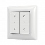 INTELLIGENT ARLIGHT Кнопочная панель SMART-RF-801-22-MULTI белая, закруг. (3V, пластик, 2.4G) (IARL, IP20 Пластик, 5 лет)
