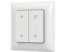 INTELLIGENT ARLIGHT Кнопочная панель SMART-RF-801-22-MULTI белая, закруг. (3V, пластик, 2.4G) (IARL, IP20 Пластик, 5 лет)