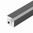 Профиль с экраном SL-KANT-H10-SQUARE-2000 IRON GREY (Arlight, Алюминий+пластик)