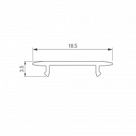 Экран SL-W14-F-2000 OPAL (Arlight, Пластик)