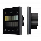 INTELLIGENT ARLIGHT Сенсорная панель SMART-DALI-301-11-1G-4SC-DT8 Черная (230V, встраиваемая, 2.4G) (IARL, IP20 Пластик, 5 лет)