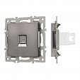 Механизм компьютерной розетки SCT-MPC1-PL-GR (RJ-45, CAT6) (Arlight, -)