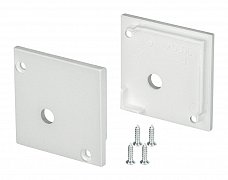 Заглушка SL-KANT-H30 SQUARE с отверстием (Arlight, Пластик)