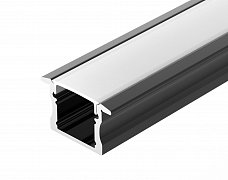 Профиль LINE-2315-F-2000 ANOD BLACK (Arlight, Алюминий)