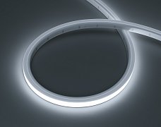 Лента герметичная NOVA-TOP-PU-A120-16x15mm 24V White7200 (10 W/m, IP68, 1m, wire x1) (Arlight, Полиуретан)