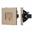 Механизм компьютерной розетки SCT-TENDO-MPC1-PL-GD (RJ-45, CAT6) (Arlight, Песочный)