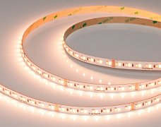 Светодиодная лента RT-A168-10mm 24V RGBW-Warm (20 W/m, IP20, 5m) (Arlight, высок.эфф.150 лм/Вт)
