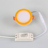 Светодиодная панель LTD-80SOL-Y-5W Warm White (Arlight, -)
