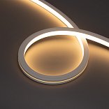 Лента герметичная MOONLIGHT-PRO-TOP-X320-20x20mm 48V Warm3000 (10 W/m, IP67, 30m, wire x2) (Arlight, Вывод боковой, 7 лет)