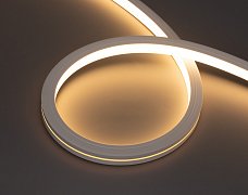 Лента герметичная MOONLIGHT-PRO-TOP-X320-20x20mm 48V Warm3000 (10 W/m, IP67, 30m, wire x2) (Arlight, Вывод боковой, 7 лет)