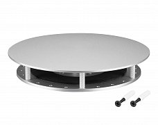 Крепление MOONLIGHT-BASE-ROUND-D25-L Silver (Arlight, Металл)