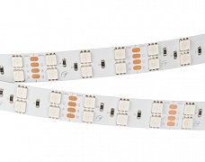 Светодиодная лента RT 2-5000 24V RGB 2x2 (5060, 600 LED, LUX) (Arlight, 28.8 Вт/м, IP20)