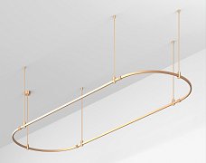 Основание ART-APRIORI-OVAL-ROD-800-3000x1000 (GD) (Arlight, IP20 Металл, 3 года)