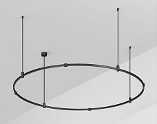 Основание ART-APRIORI-ROUND-ROD-400-R1500 (BK) (Arlight, IP20 Металл, 3 года)