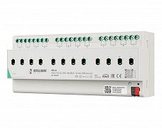 INTELLIGENT ARLIGHT Релейный модуль KNX-7123-82-DRO-DIN (BUS, 12x16A, KNX Secure) (IARL, IP20 Пластик, 2 года)