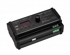 INTELLIGENT ARLIGHT Диммер SMART-TRIAC-601-82-DIM-PD-DIN Black (230V, 6А, DALI, DMX512, 2.4G) (IARL, IP20 Пластик, 5 лет)