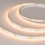 Светодиодная лента NT-A120-8mm 24V Warm2400 (9.6 W/m, IP20, 3528, 5m) (Arlight, Открытый)