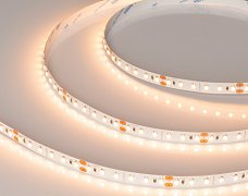 Светодиодная лента NT-A120-8mm 24V Warm2400 (9.6 W/m, IP20, 3528, 5m) (Arlight, Открытый)