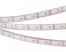 Светодиодная лента RTW 2-5000PGS 12V Yellow 2x (3528, 600 LED, LUX) (Arlight, 9.6 Вт/м, IP67)