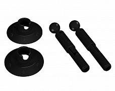 Крепление MOONLIGHT-ROUND-D13-S-KIT Black (Arlight, Металл)