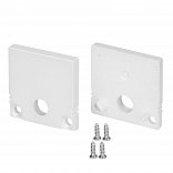 Заглушка SL-SLIM20-H20 WHITE с отверстием (Arlight, Пластик)