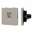 ARL NOBE Розетка телефонная софт-тач кашемир SCT-MTL1-SFPL-CA (RJ-11, 4C) (Arlight, -)