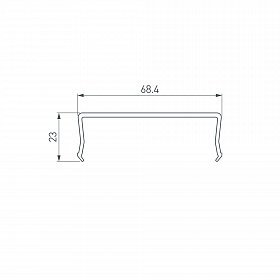 Экран SL-W68-2000 OPAL (Arlight, Пластик)