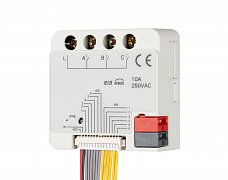 INTELLIGENT ARLIGHT Релейный модуль KNX-7013-72-DRI-DRO-IN (BUS, 1x10A) (IARL, IP20 Пластик, 2 года)