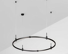 Основание ART-APRIORI-ROUND-HANG-R1200 (BK) (Arlight, IP20 Металл, 3 года)