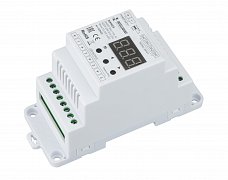 INTELLIGENT ARLIGHT Диммер SMART-DALI-104-62-ADDR-DIM-DT6-DIN White (12-24V, 4x5A) (IARL, IP20 Пластик, 5 лет)
